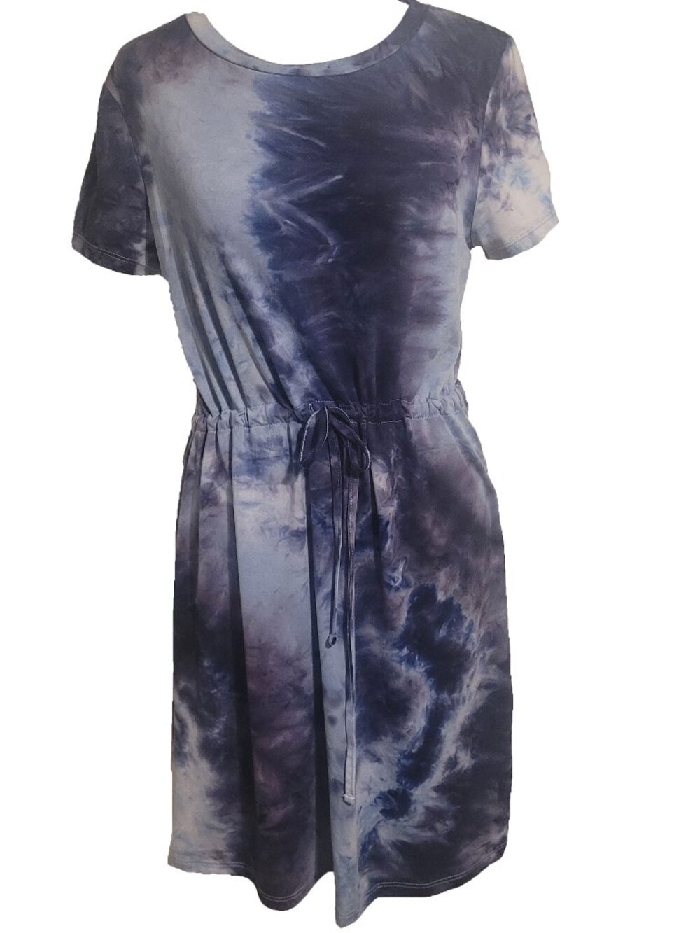 Wallflowers Blue Tie Dye T Shirt Dress Size M